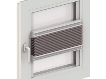 Verano enkele plissé transparant zonder boren (Plakfix)