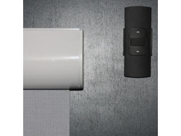Coulisse cassette rolgordijn verduisterend en warmte werend elektrisch