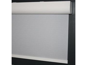 Coulisse cassette rolgordijn lichtdoorlatend en warmte werend handbediend