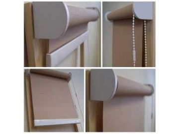 Voordeel rolgordijn verduisterend en warmte werend 42mm handbediend